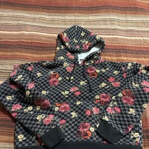 VANS Floral Checkered Hoodie